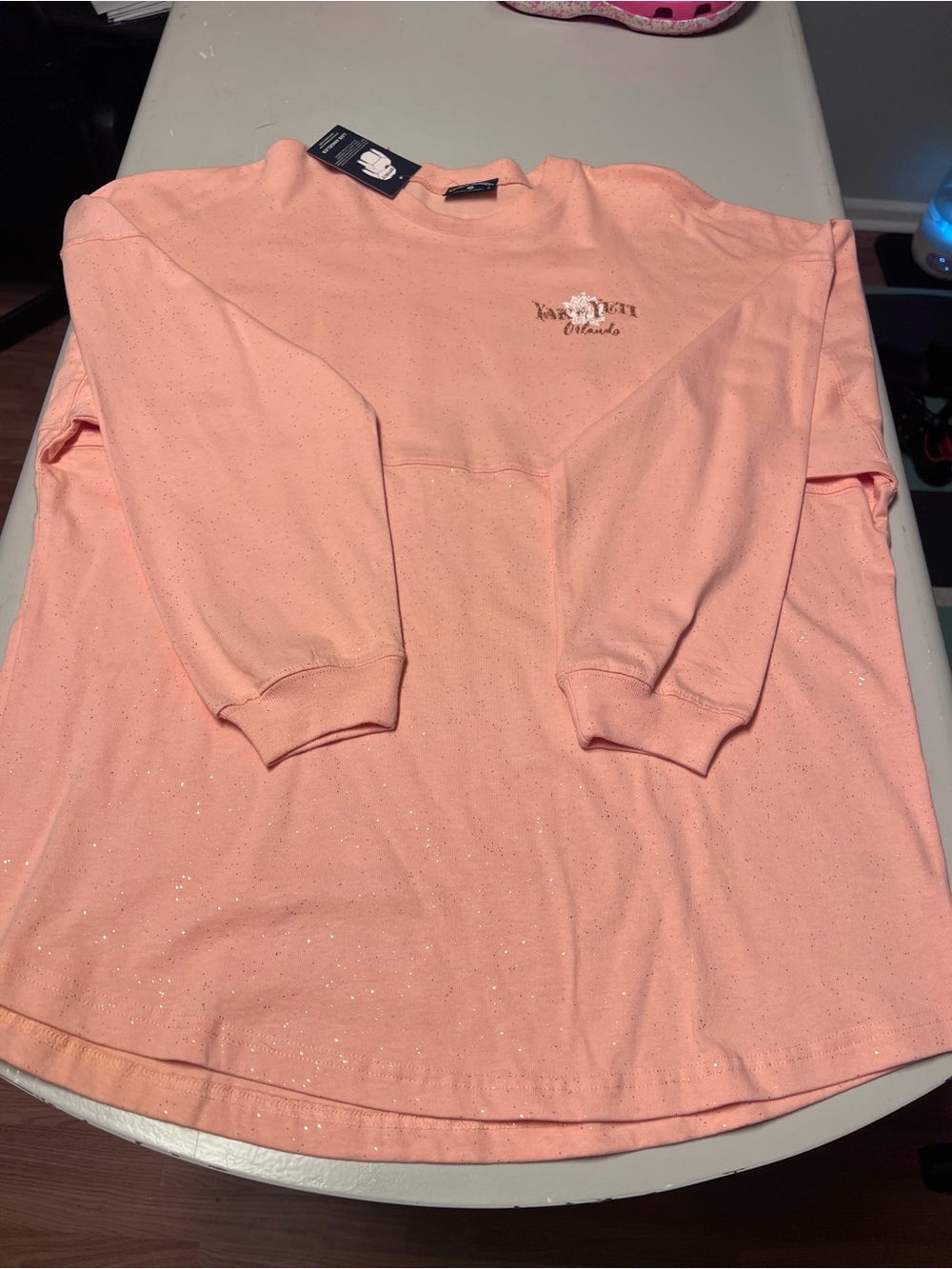 Women’s Yak and Yeti PEACH Long Sleeve Sparkle Spirit Jersey